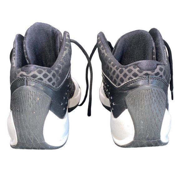 Nike Jordan Rising High Flight Speed Basketball Shoes Size 7 Black White - Picture 5 of 13